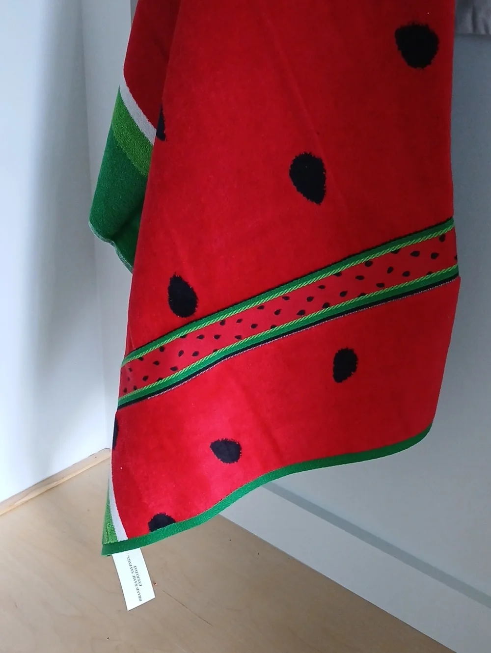Watermelon Beach Towel 100% Cotton TerriSol Made In Brazil By Karsten 33.5x66